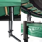 Ampel 24 Deluxe Outdoor Trampolin 430 cm grün – Komplettset mit innenliegendem Netz - 3