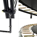 Ampel 24 Deluxe Outdoor Trampolin 430 cm grün – Komplettset mit innenliegendem Netz - 5
