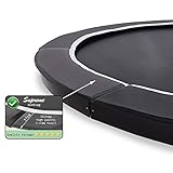 Bodentrampolin ø305cm – schwarz - 4